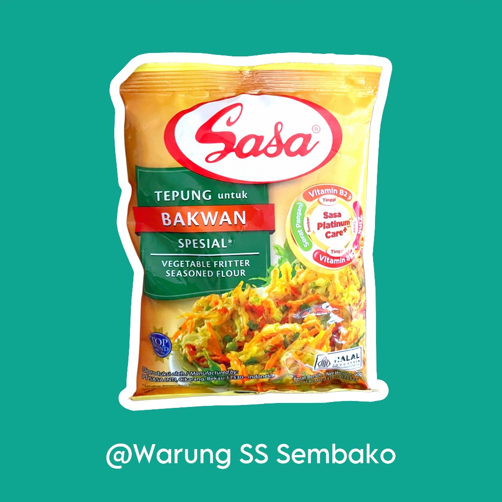 

Sasa Tepung Bumbu Bakwan Spesial 1 pcs