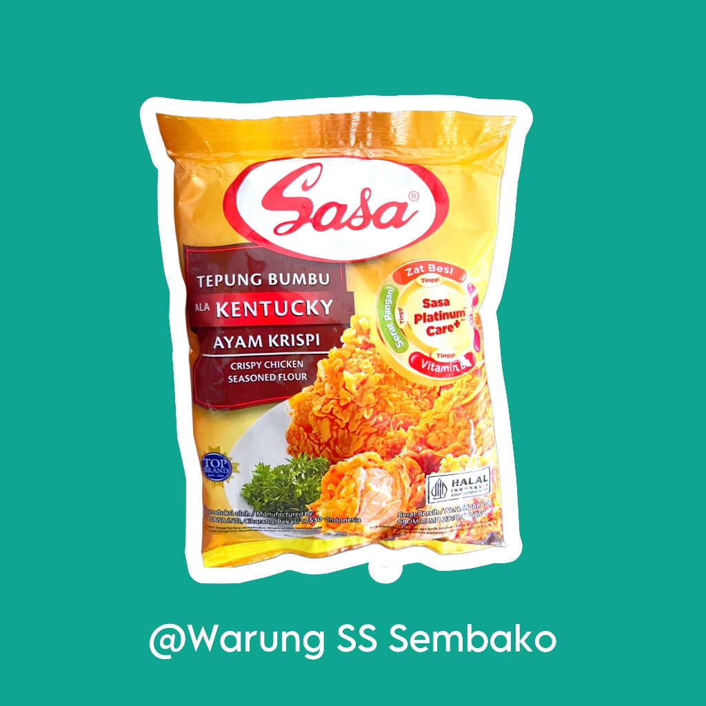 

Sasa Tepung Bumbu Ala Kentucky Ayam Krispi 1 pcs