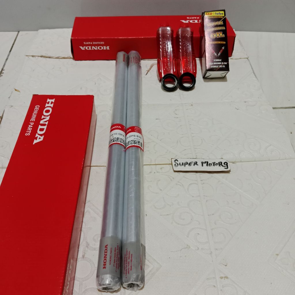 Shock Depan Honda Win Win GL100 Sepasang Pipa Shock+Sil Oli Shock (GF6)