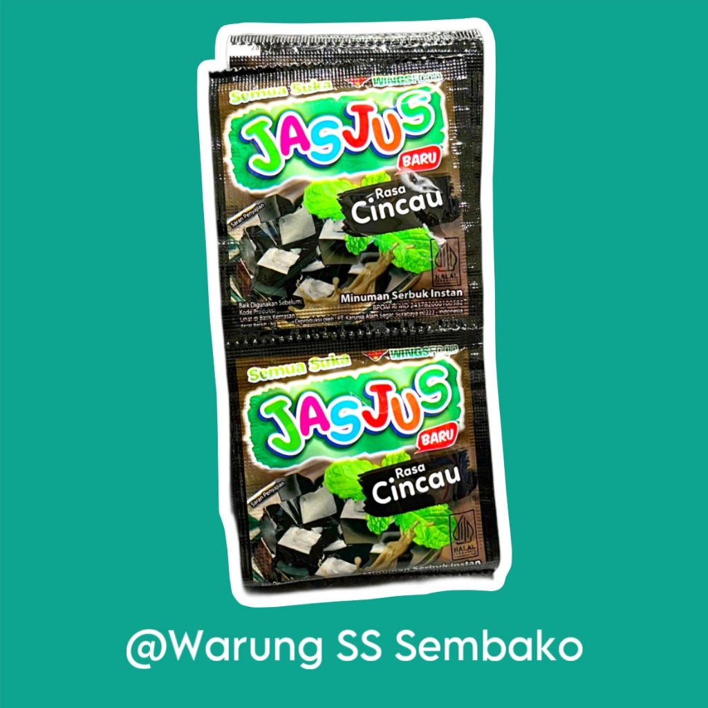 

Jasjus Minuman Serbuk Cincau 1 renceng isi 10 pcs