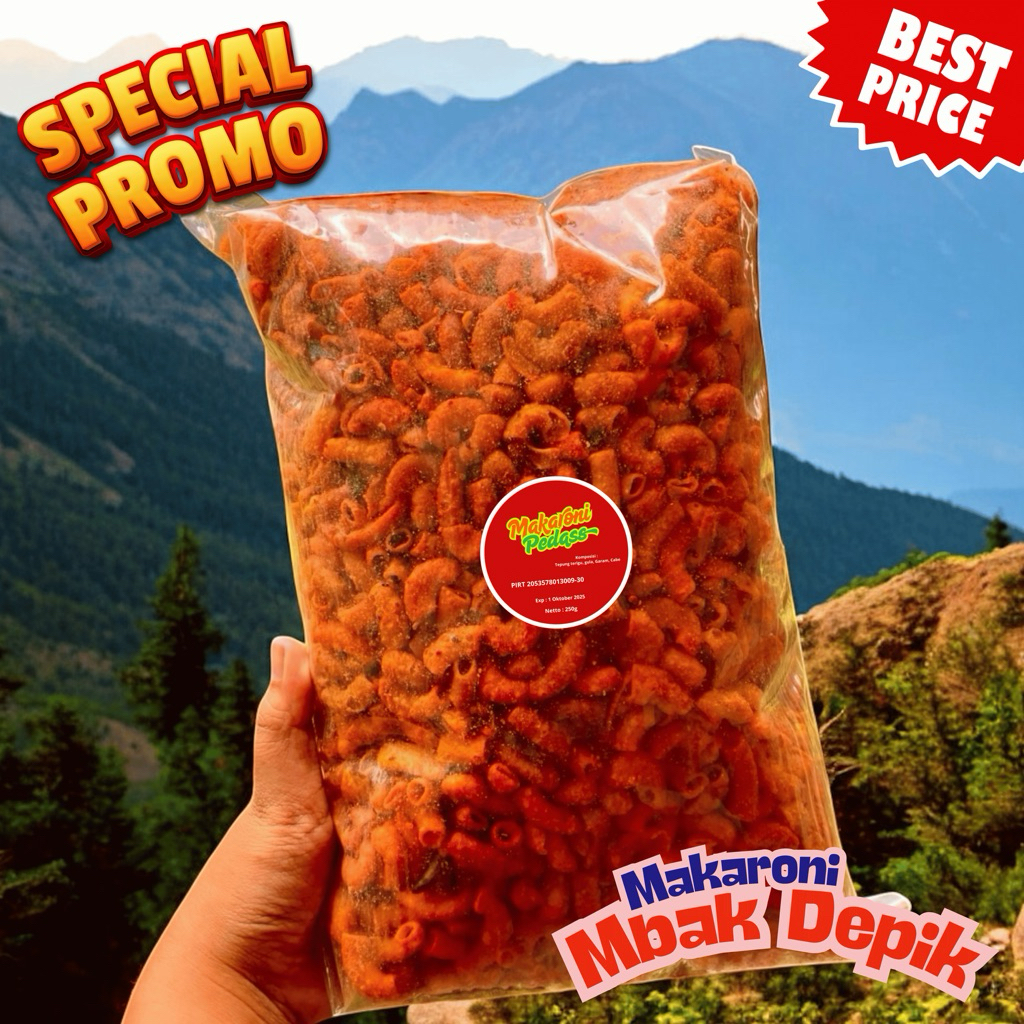 

Makaroni Pedas Nyantai di Kos 250g – Pas Teman Deadline!