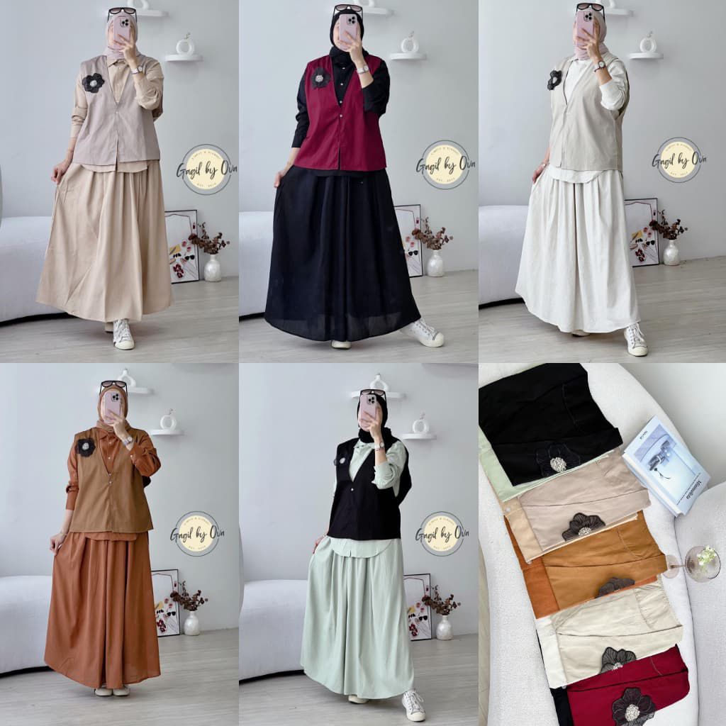 RADLVELINE 5 GAGIL SETELAN ROK MODE TERBARU TERLARIS BEST SELLER DAN REAL ORIGINAL