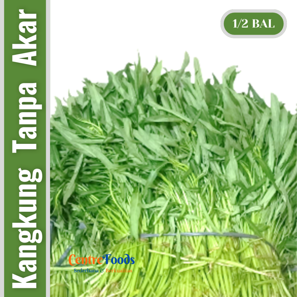

Sayur Kangkung Segar - Kangkung Bangkok/Air Fresh | TANPA AKAR - 2.5 Kg [ Harga Per 1/2 BAL ]