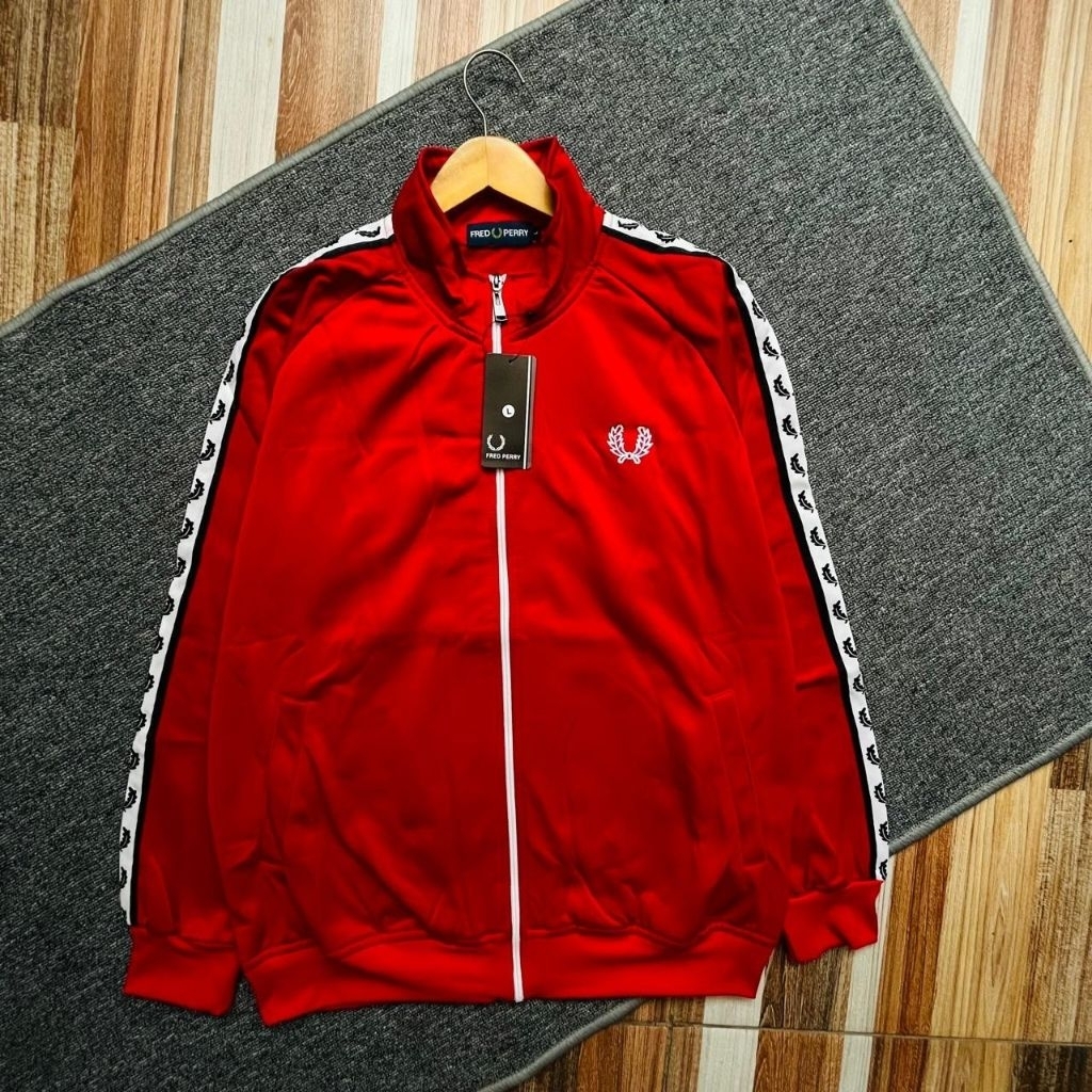 TRACKTOP PADI TAPED MERAH