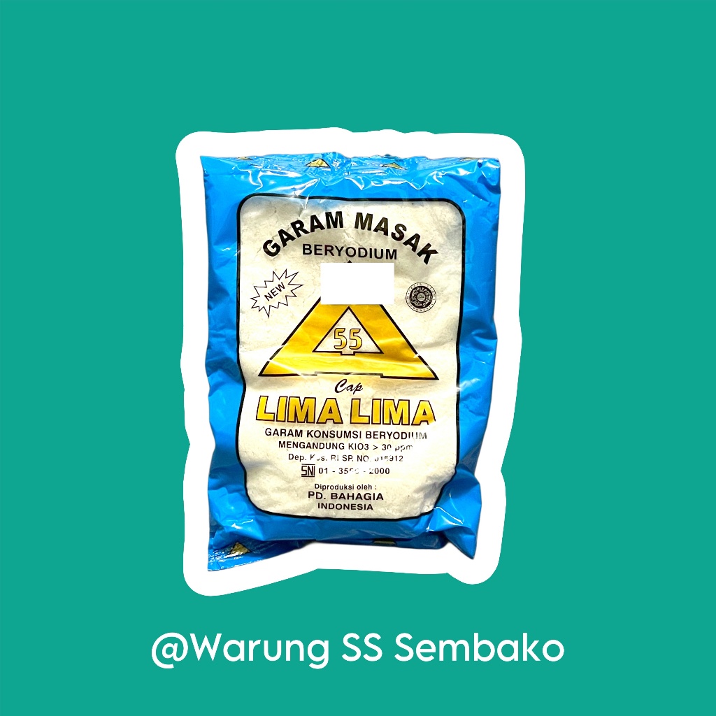 

Cap 55 Garam Masak Beryodium ukuran besar 1 pcs