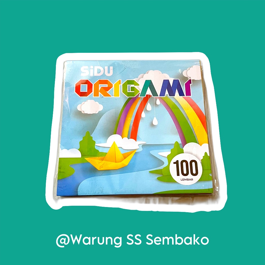 

Sidu Kertas Lipat Origami 100 lembar 12 x 12 cm