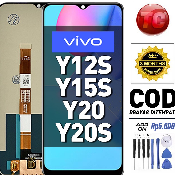 LCD VIVO Y2 LCD VIVO Y12S Y15S Y2S Original fullset ori asli hp Glass Touchscreen Digitizer