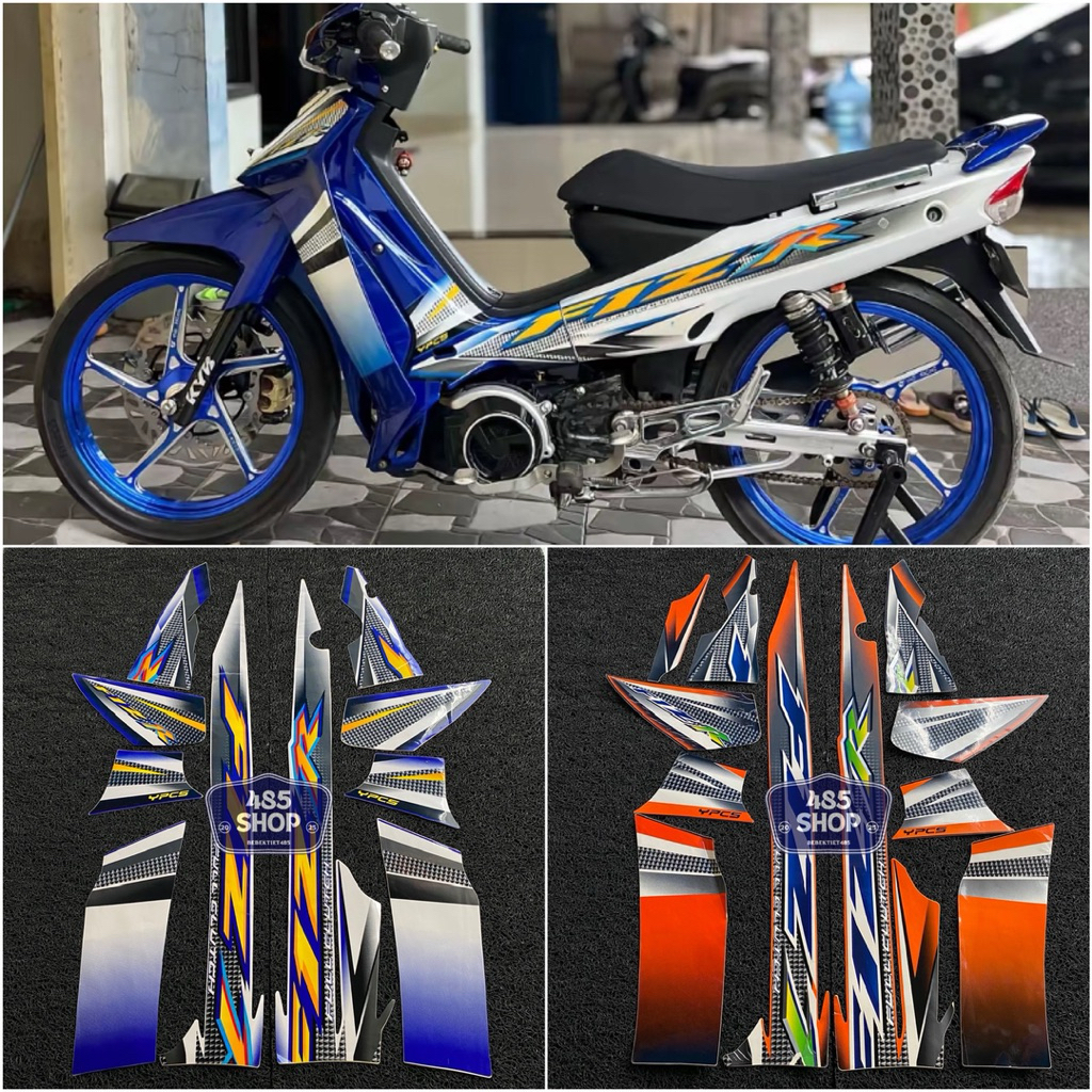 Striping Stiker YAMAHA FIZR F1ZR 2004 Detail Premium Original