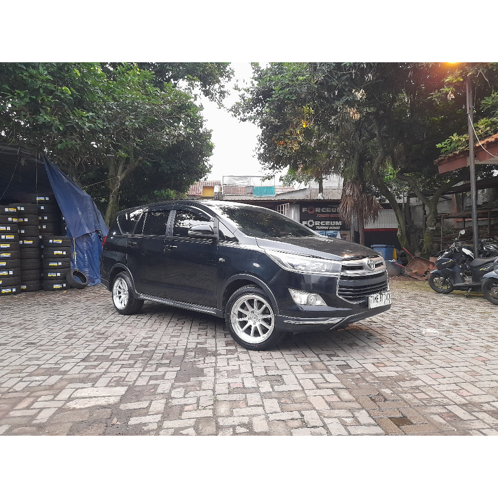 paket velg plus ban accelera 225 50 r18 untuk mobil inova use velg hsr toboali ring 18