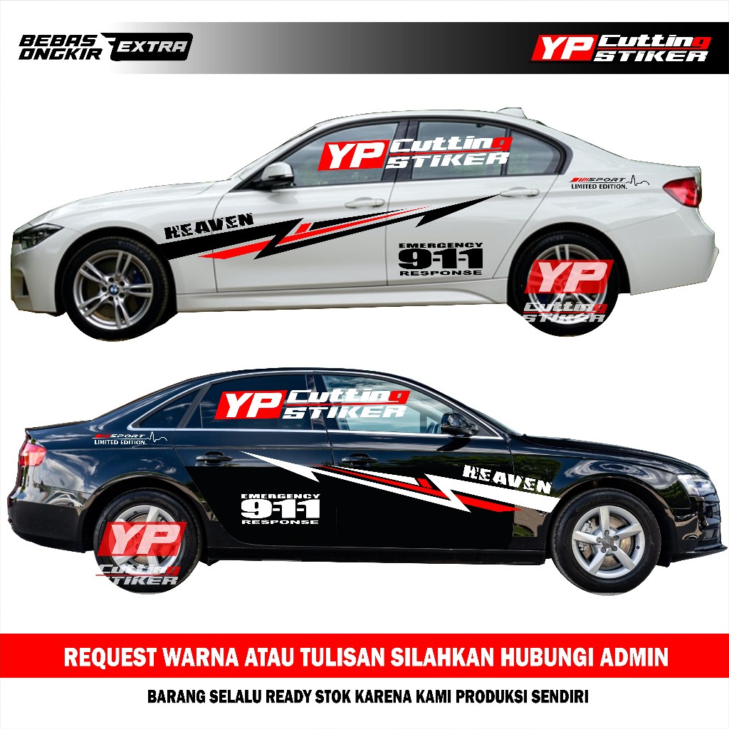 Sticker mobil sedan civic vios camry dll sticker list terlaris mobil sedan vios camry stiker mobil s