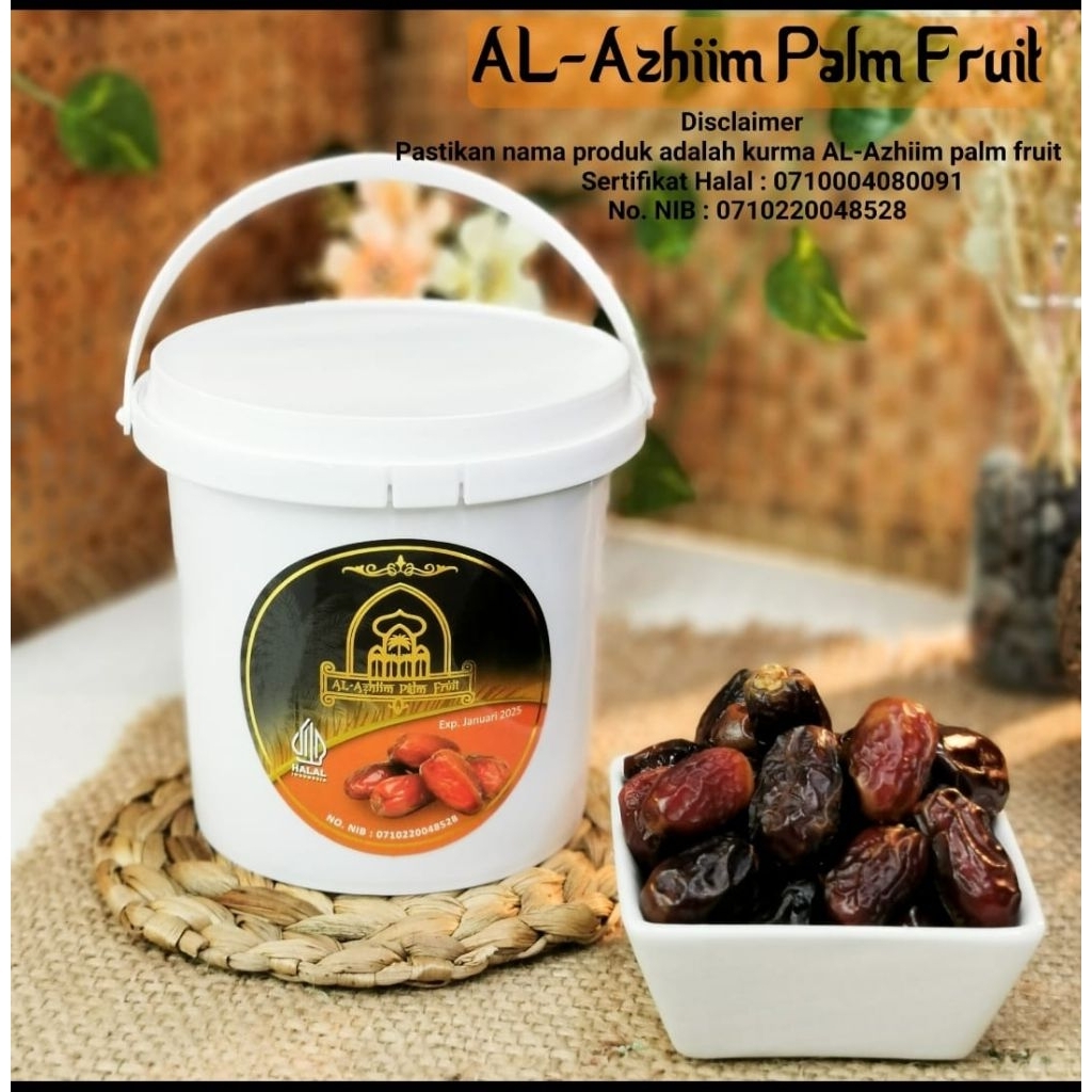 

KURMA EMBER 500 GRAM AL-QASIIM & AL-AZHIIM PALM FRUIT BERIJIN RESMI NO. PIRT & HALAL*
