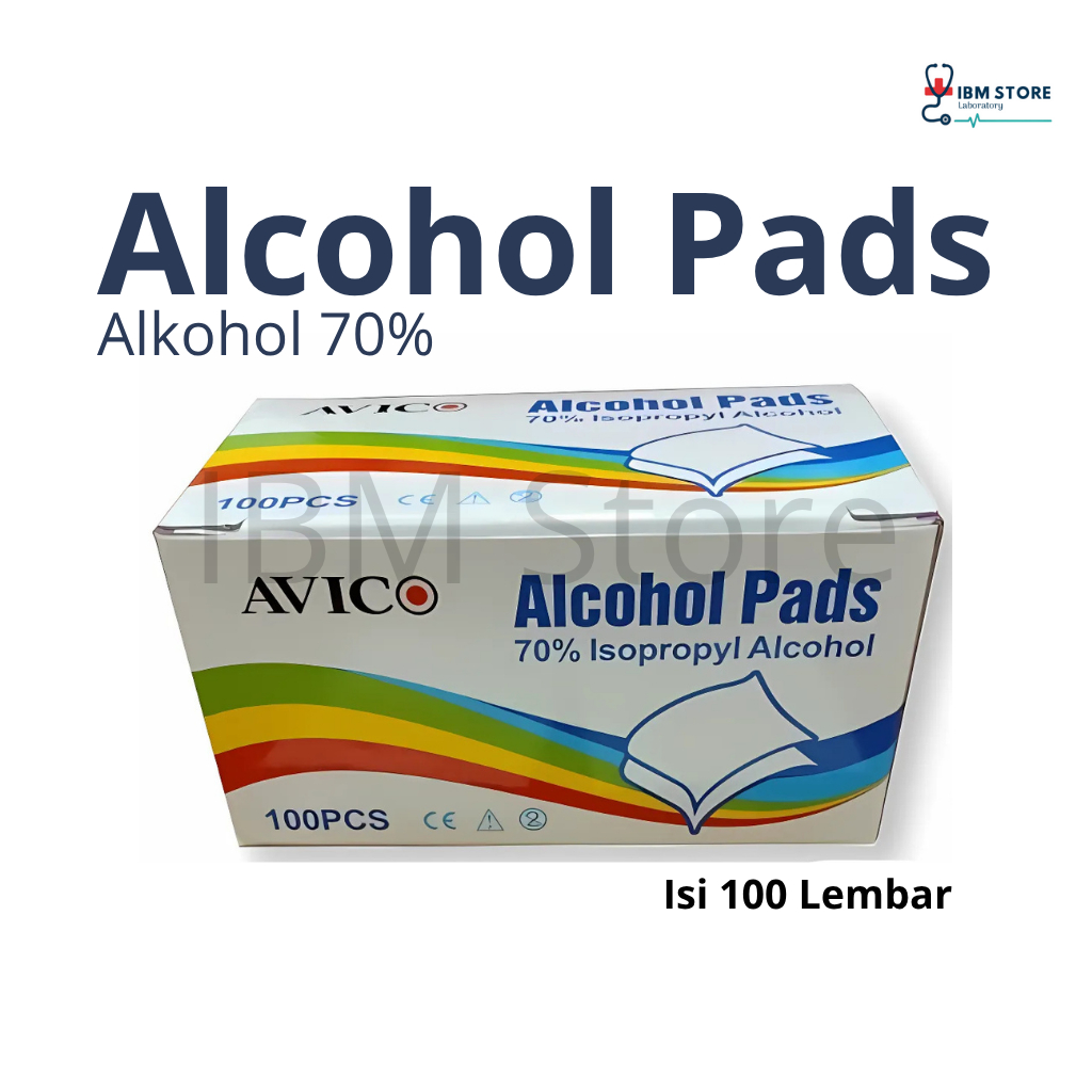 Alkohol swab Avico / Alkohol Swab isi 100 pcs