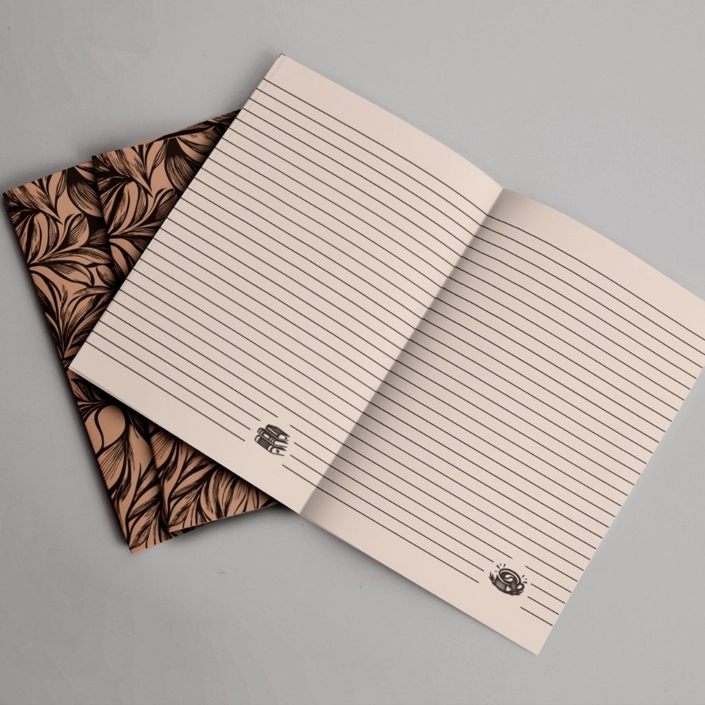 

Journaling Notebook Motif-Buku Tulis Kraft-Buku Catatan Dengan Quotes Sastra-Notebook A5 Untuk Scrapbook-Journaling Kit