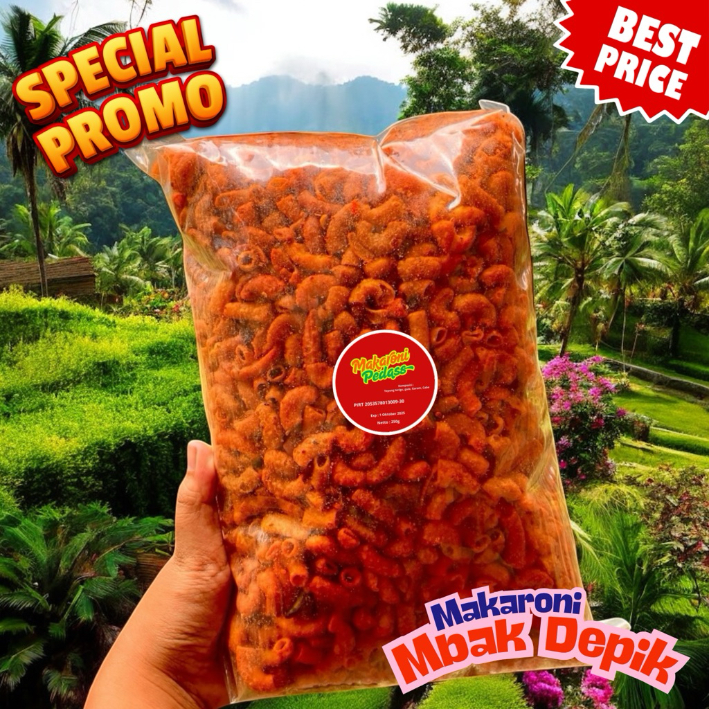 

Makaroni Level Ekstrem 250gr – Snack Para Jawara!