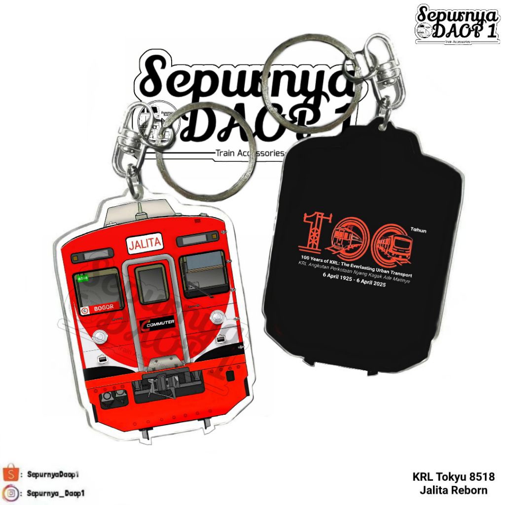 Gantungan Kunci KRL Tokyu JALITA 8518