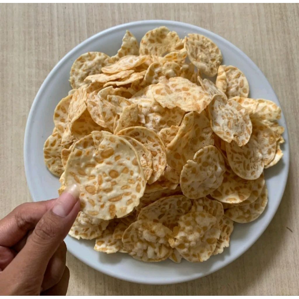 

Keripik Tempe Sagu 250 Gram Gurih Dan renyah Varian Rasa Original