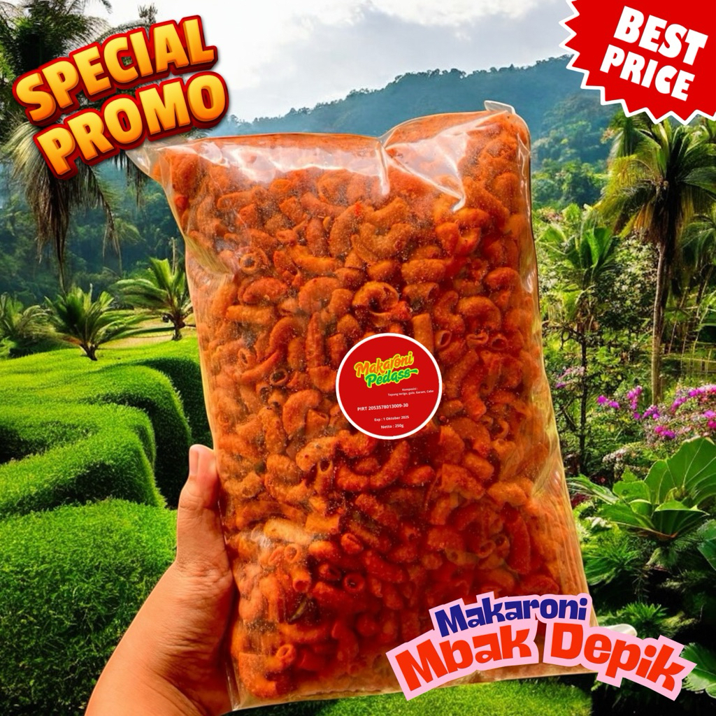 

Makaroni Pedas Meledak 250g – Untuk Petualang Rasa!