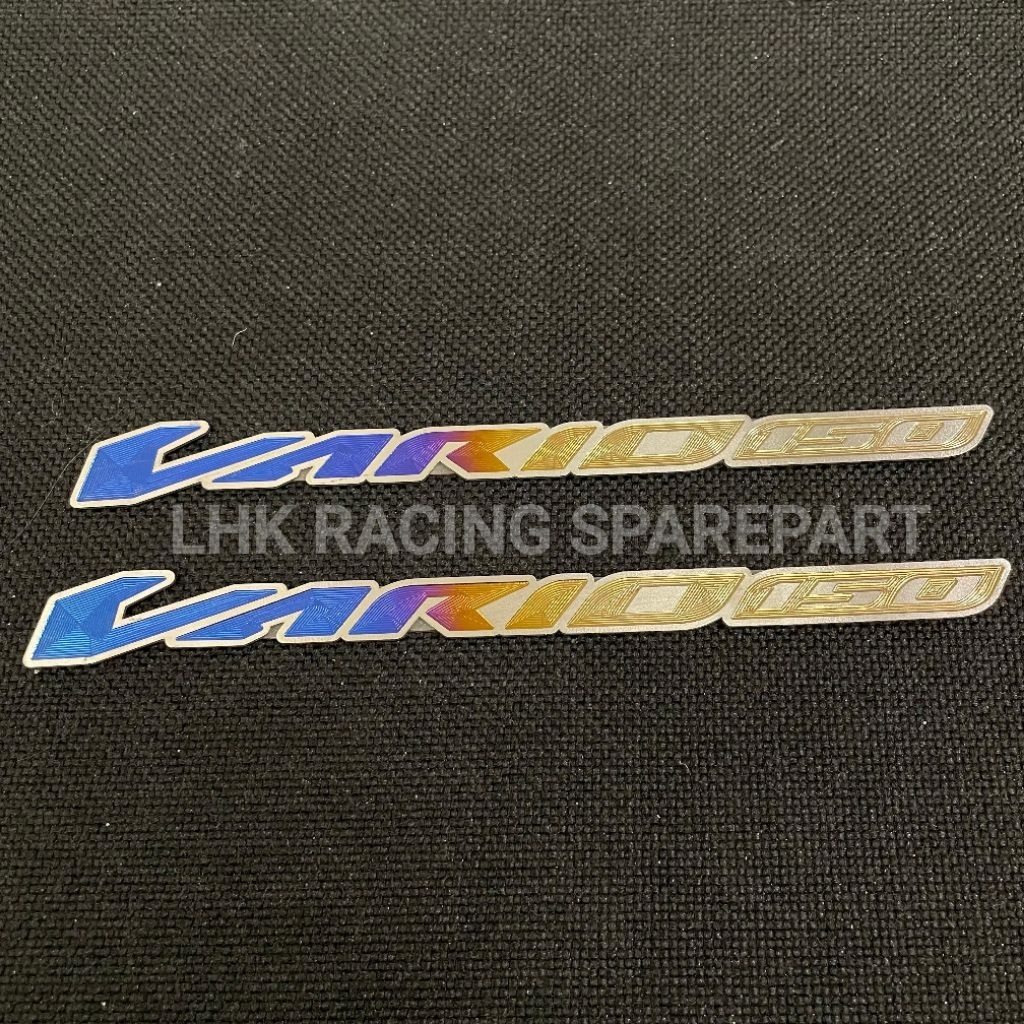 Emblem eblem stiker logo titan tulisan Vario 150 ori titan
