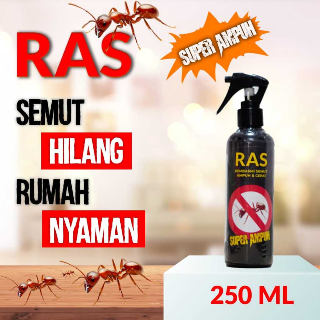 Terlaris RAS Racun Anti Semut Rayap Obat Pembasmi Semut Merah dan Hitam
