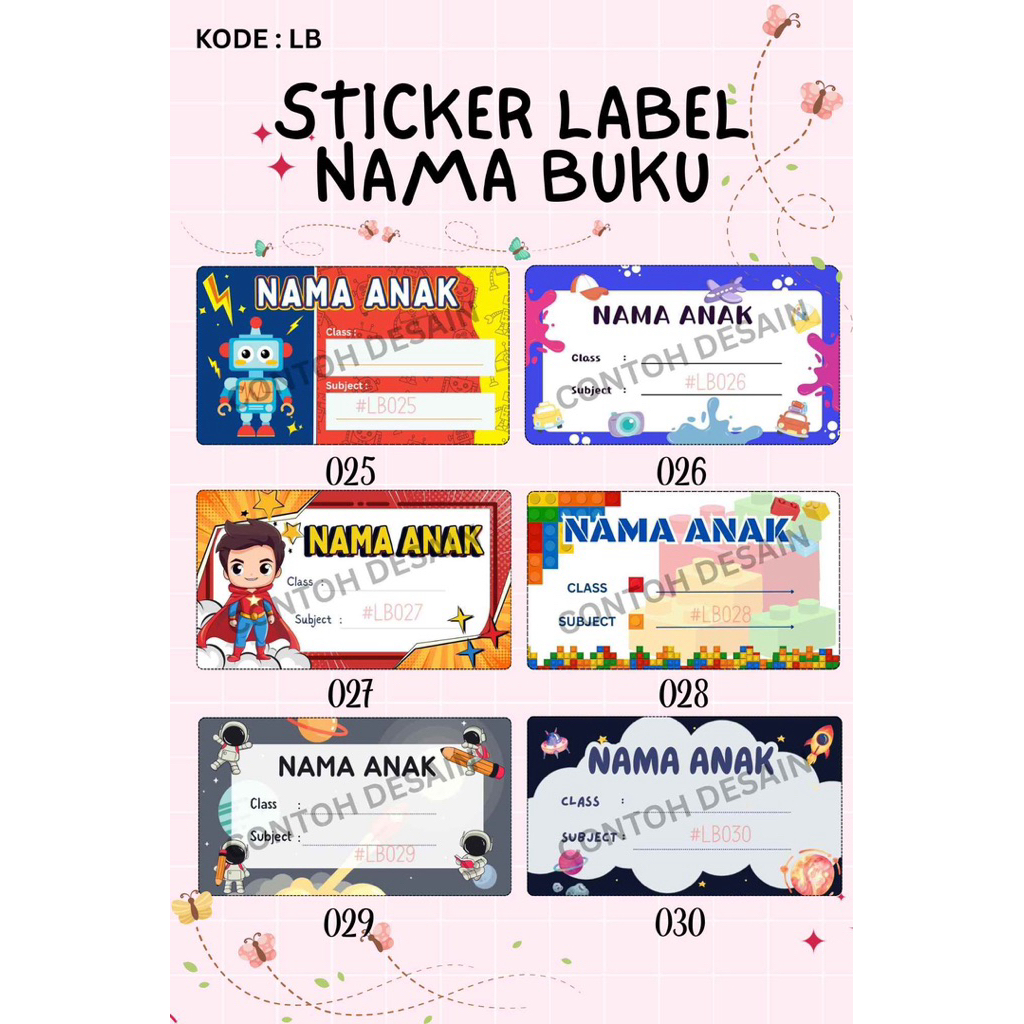 

LABEL NAMA BUKU SEKOLAH ANAK #part5
