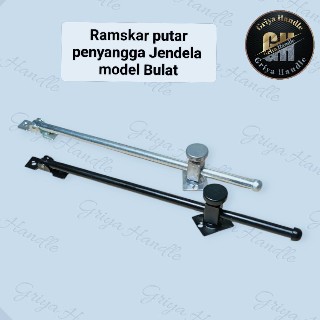Ramskar stenlis jendela rumah model putar hak angin jendela/Ramskar bulat/Ramskar cantolan jendela/R