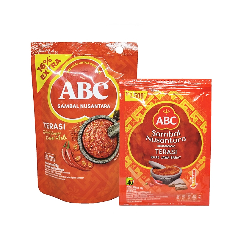 

ABC - Sambal Terasi Nusantara - POUCH MINI dan SACHET