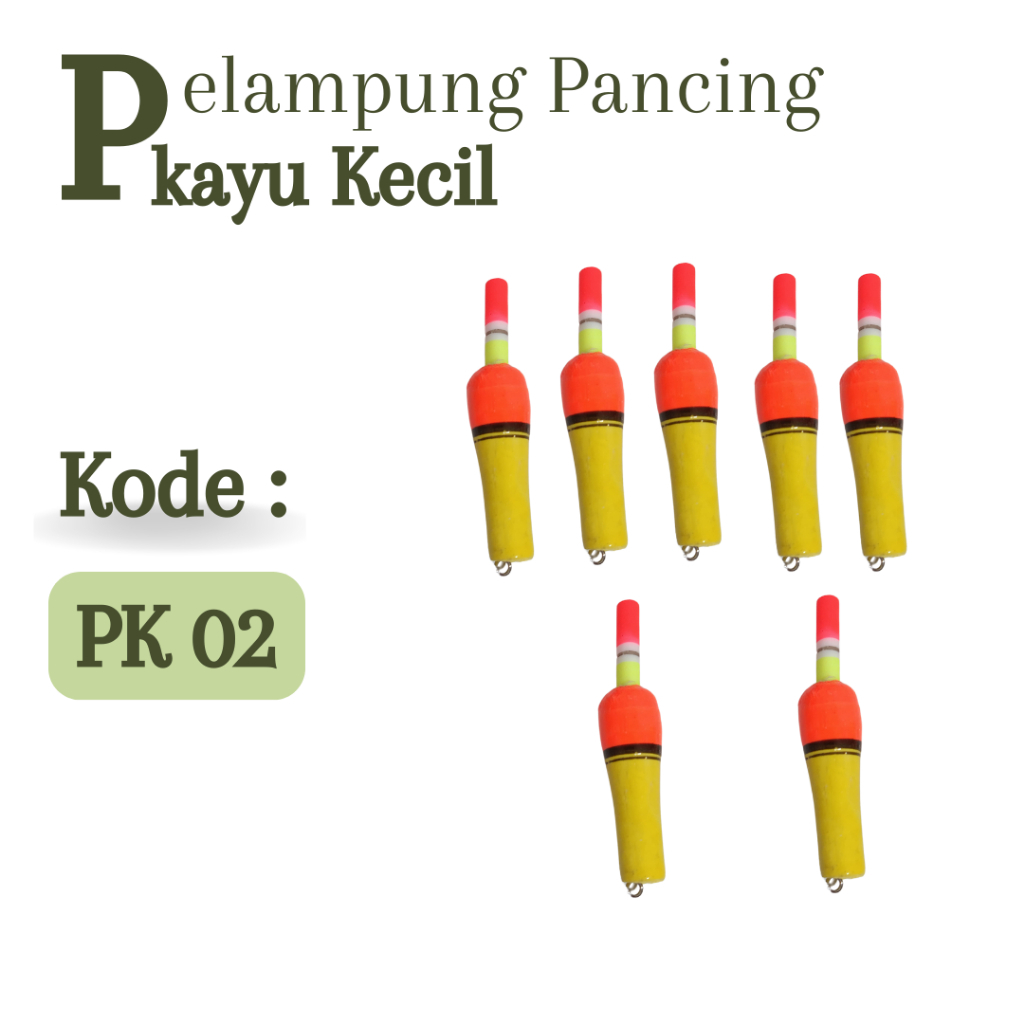Pelampung Pancing Kimpul Kayu Kecil Kambangan Murah