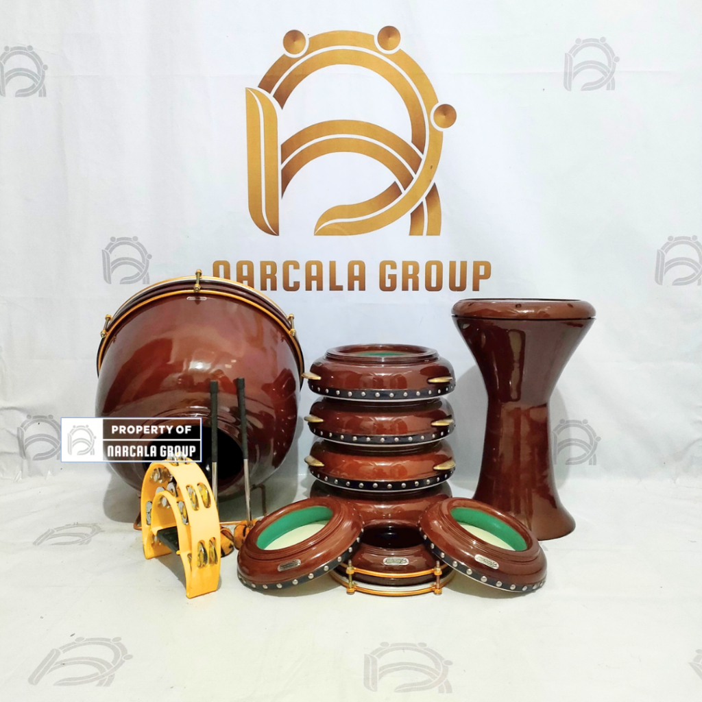 Rebana 1 Set Komplit Versi Habsyi Asli Produksi Jepara Berkualitas