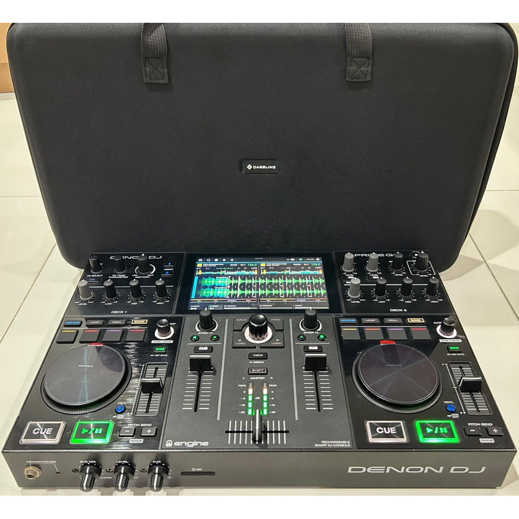 Alat DJ Denon Prime Go Touchscreen + Hardcase Caseling Original Controller DJ Set Club / Bar Like XD