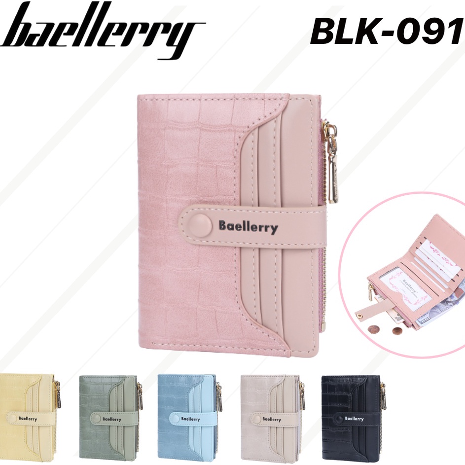 Kekinian BAELLERRY BLK91 DOMPET WANITA KECIL LIPAT PENDEK BAELERRY IMPORT PREMIUM KEKINIAN