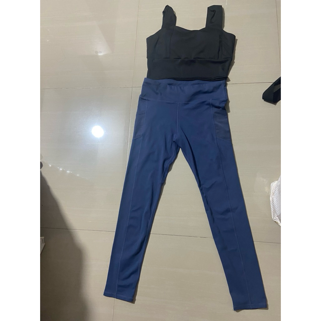 Baju set yoga gym zumba olahraga