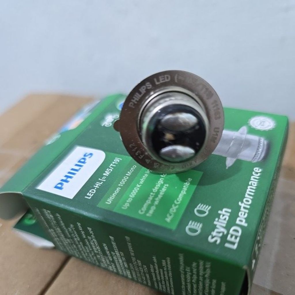 LAMPU MOTOR DEPAN LED PHILIPS ULTINON BUAT MOTOR HONDA BEAT,BEAT FI,SCOOPY,SPACY,BEAT POP ESP,BEAT S