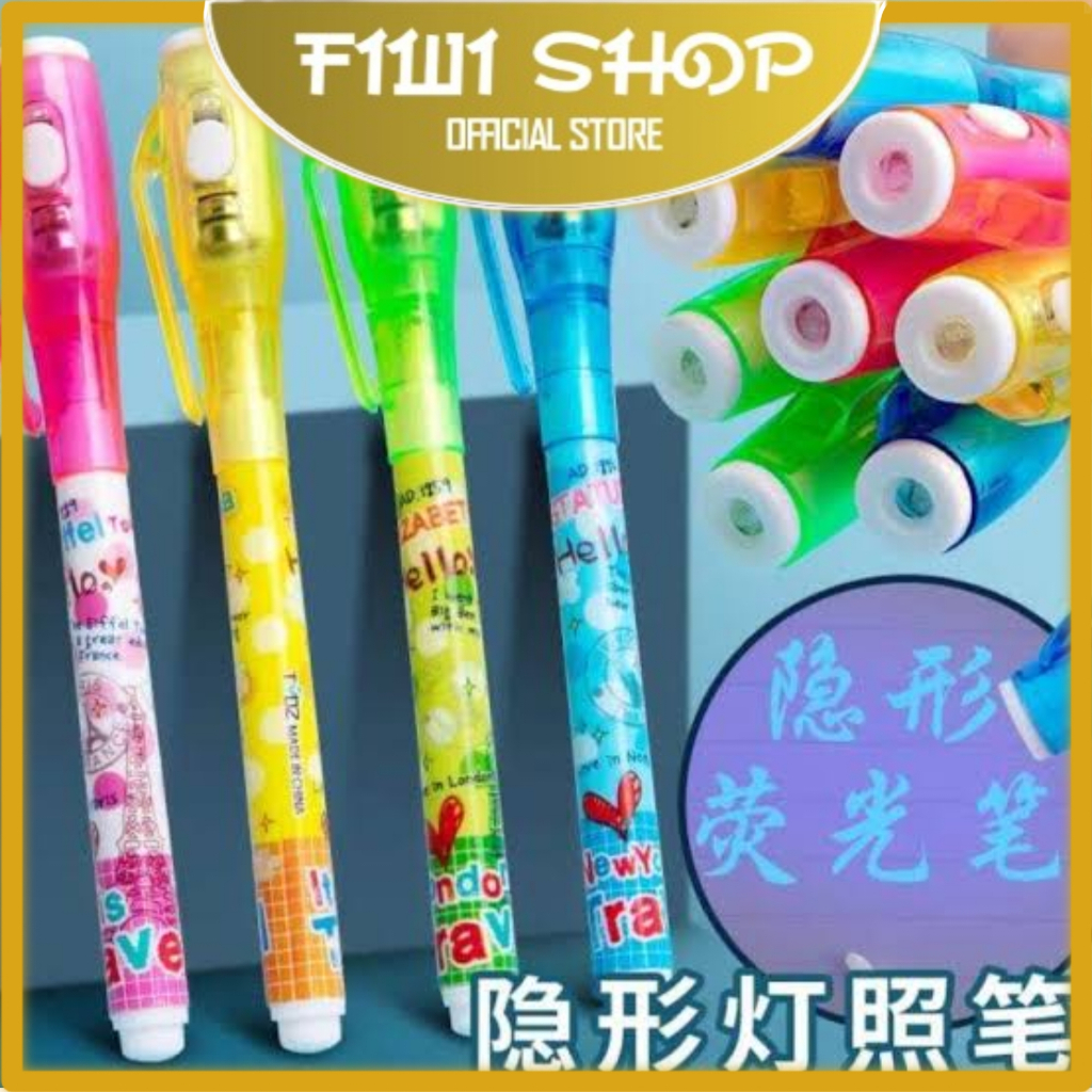 

FIWI - INVISIBLE PEN / BOLPEN CONTEK / MAGIC PEN / PULPEN AJAIB / BOLPEN RAHASIA MURAH
