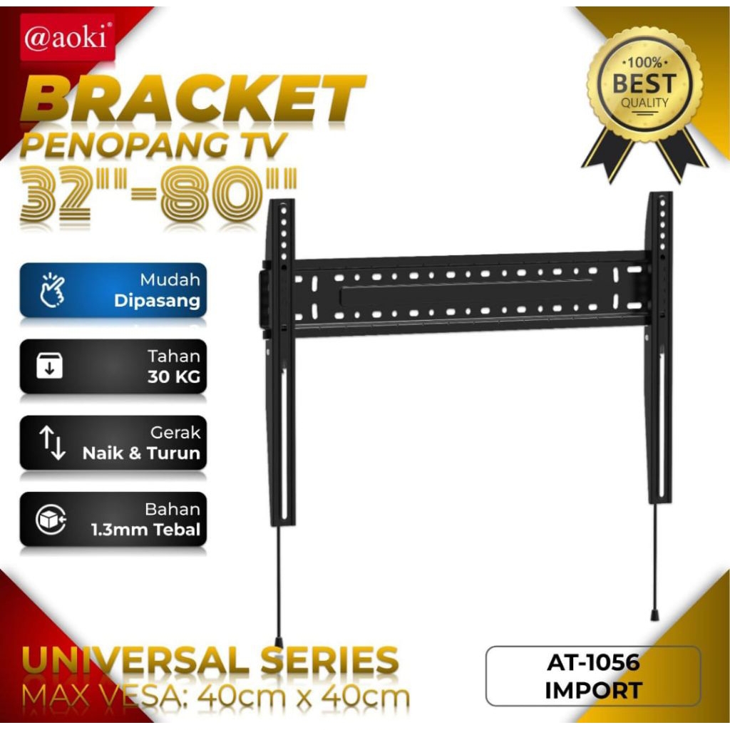 Bracket TV LCD LED 32-80 inch Aoki/Breket Penopang Tv Aoki 3280