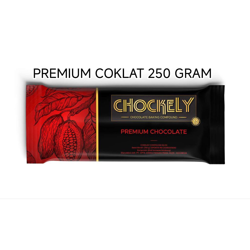 

COKLAT CHOCKELY PREMIUM BLOK KEMASAN 250 GRAM