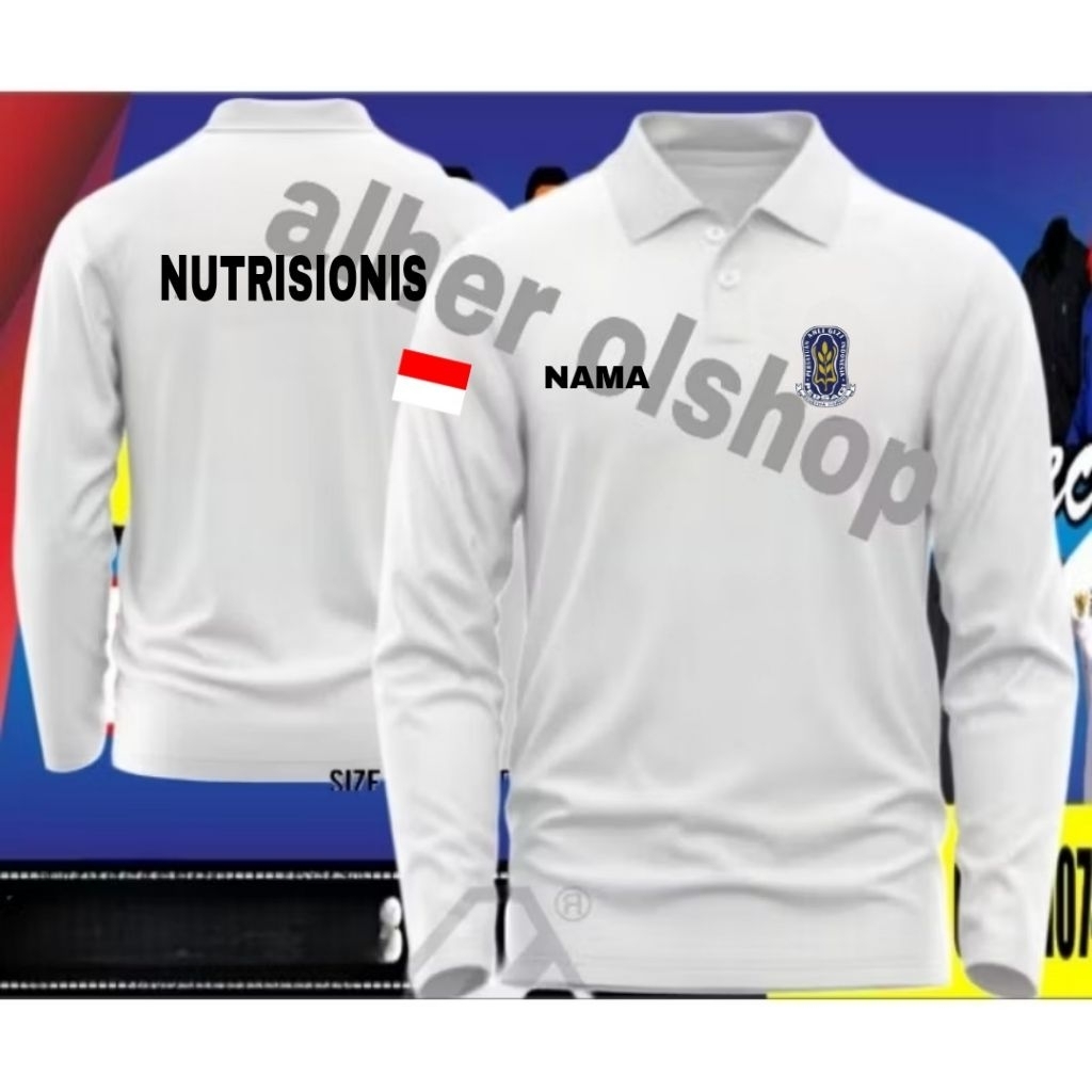 kaos nutrisionist baju nutrisionist kaos katun nutrisionist kaos kerah nutrisionist polo shirt persa