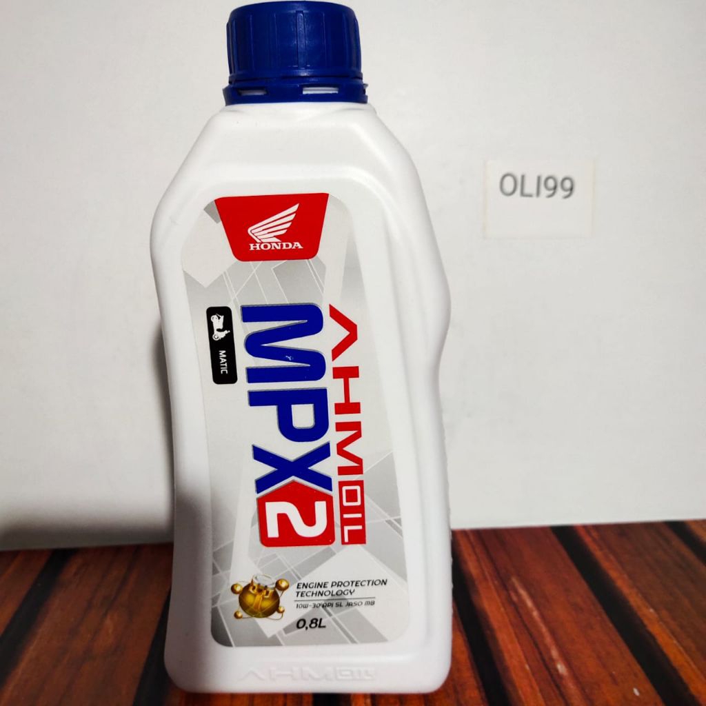 OIL AHM OLI MPX 2 METIK 0,8 PELUMAS OLI MESIN MOTOR METIK
