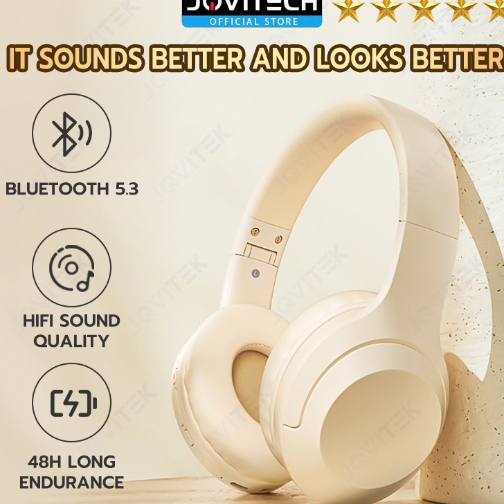 Jovitech Headphone Bluetooth Wireless Earphone Bluetooth 53 Hifi Sound Quality Headphone  TH18