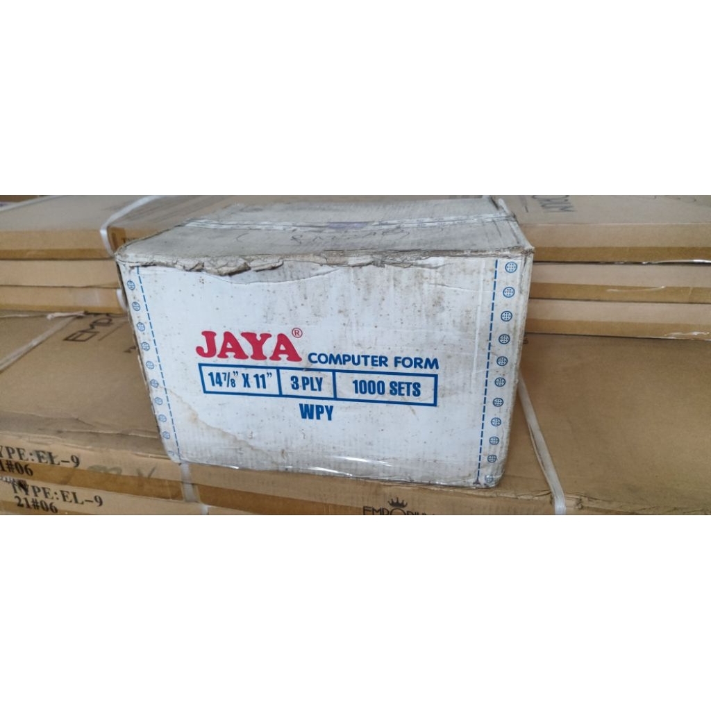 

Kertas Countinous Form Jaya Computer Form 14 7/8 x 11 inch 3 ply 100 sheet
