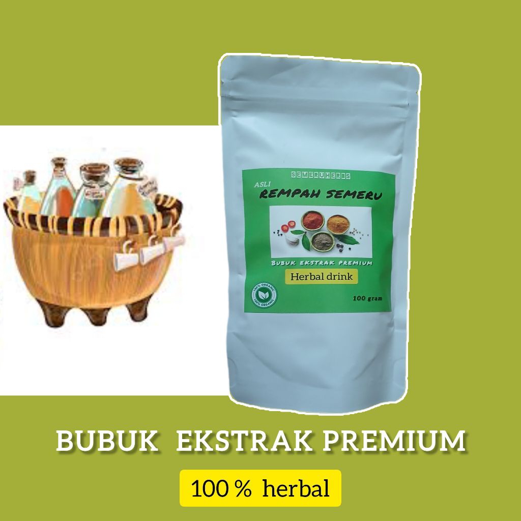 

REMPAH SEMERU / bubuk ekstrak 100 gram