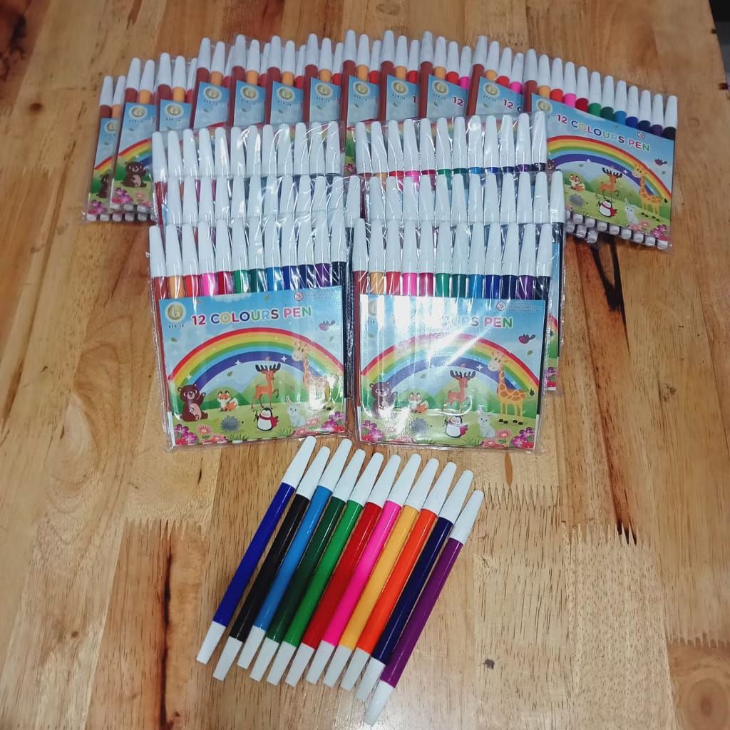 

Spidol Warna BESAR 1 Set Isi 12 Warna