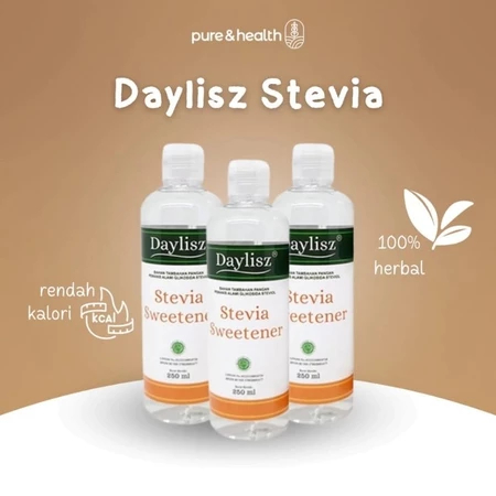 

Pemanis Alami Daylisz Stevia Sweetener isi 250ml
