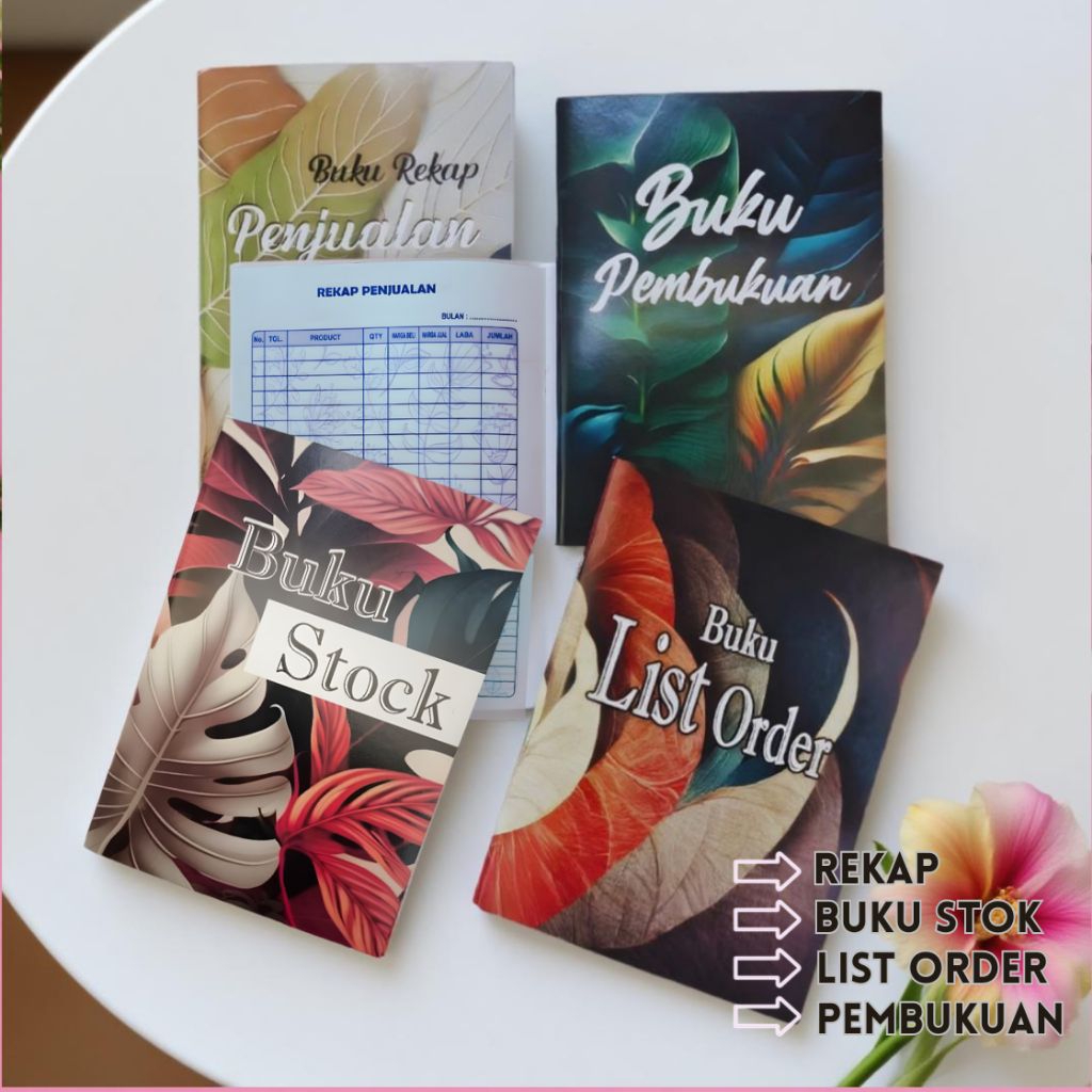 

BUKU OLSHOP/ PENCATATAN PEMBUKUAN LIST ORDER BUKU STOK / BUKU PENJUALAN ONLINE SHOP MURAH