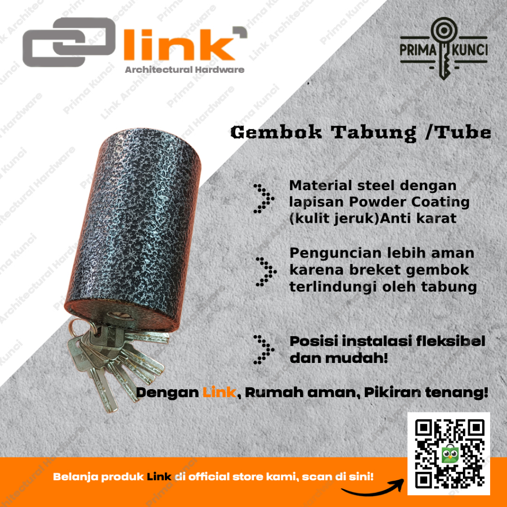 Gembok tabung/ Gembok gudang/ gembok ruko dll