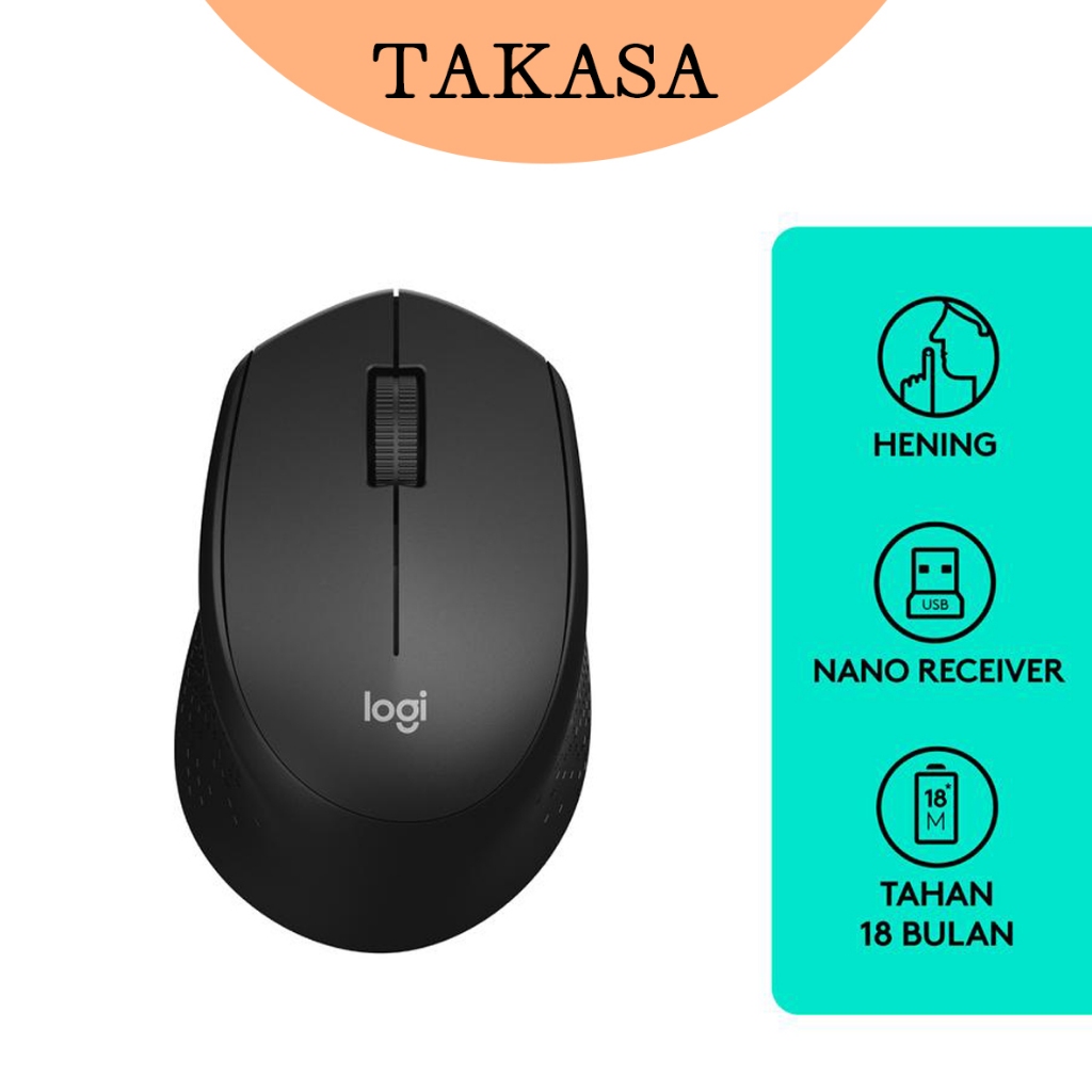 Logitech M331 Mouse Wireless Silent Click