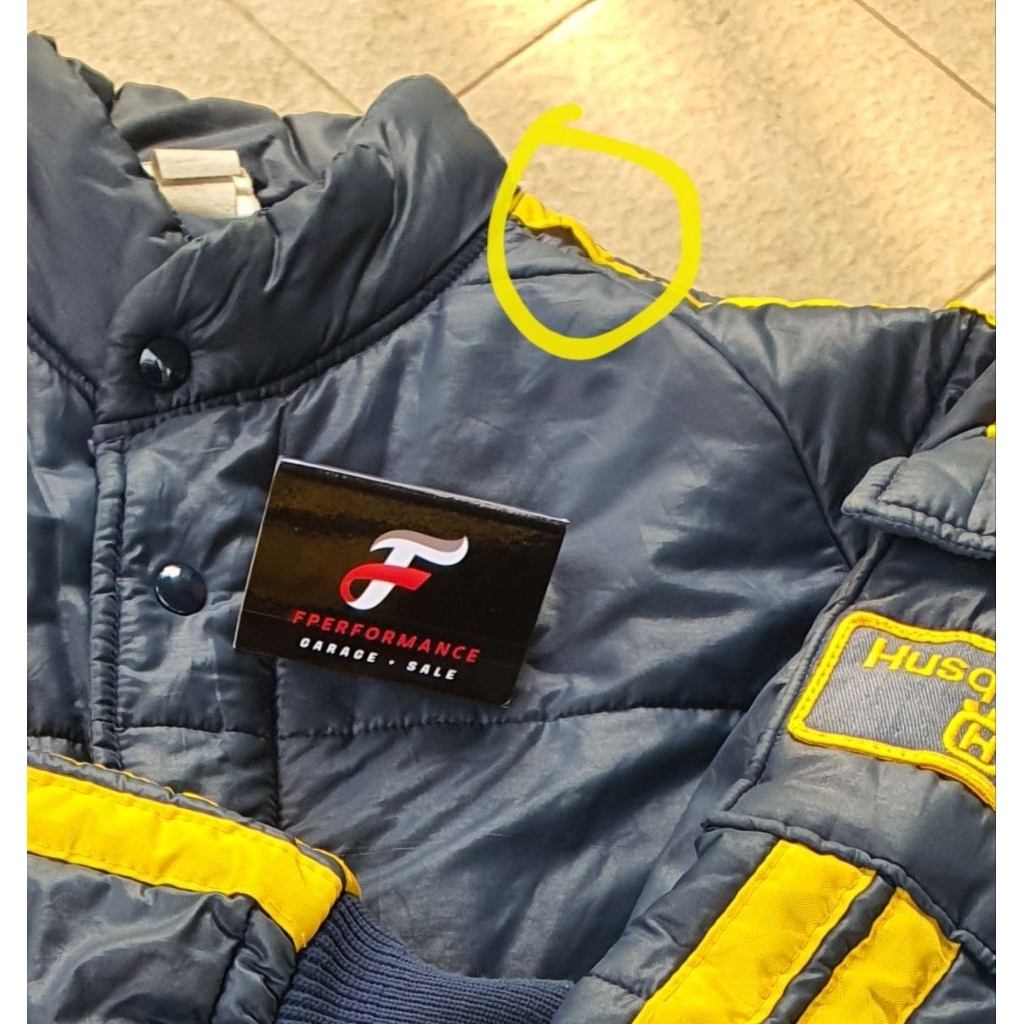 Jaket motor Vintage Husqvarna Original USA Langka classic riding jacket trail adventure touring seke