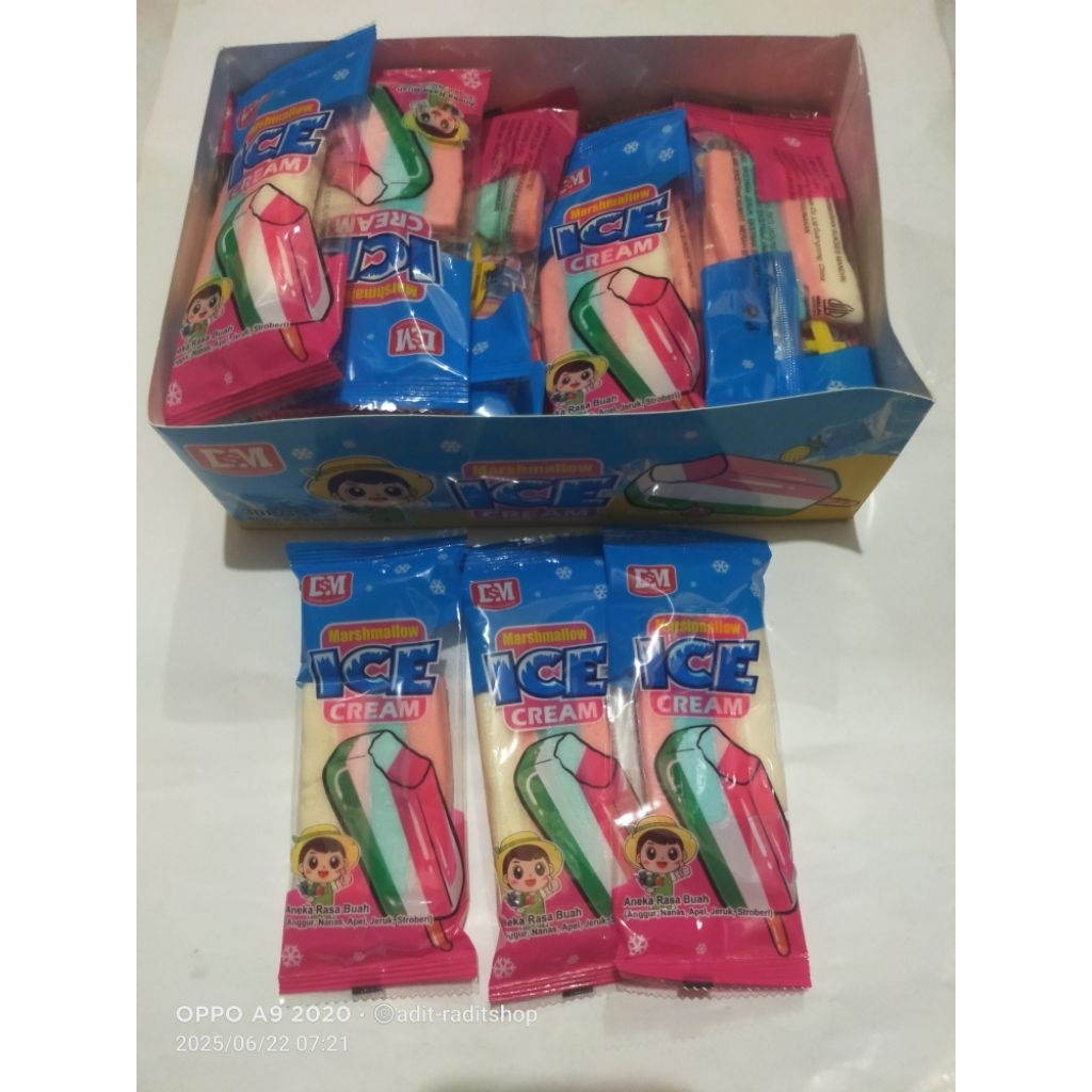 

Permen Lunak Maresmello Ice Cream Isi 30 Pcs