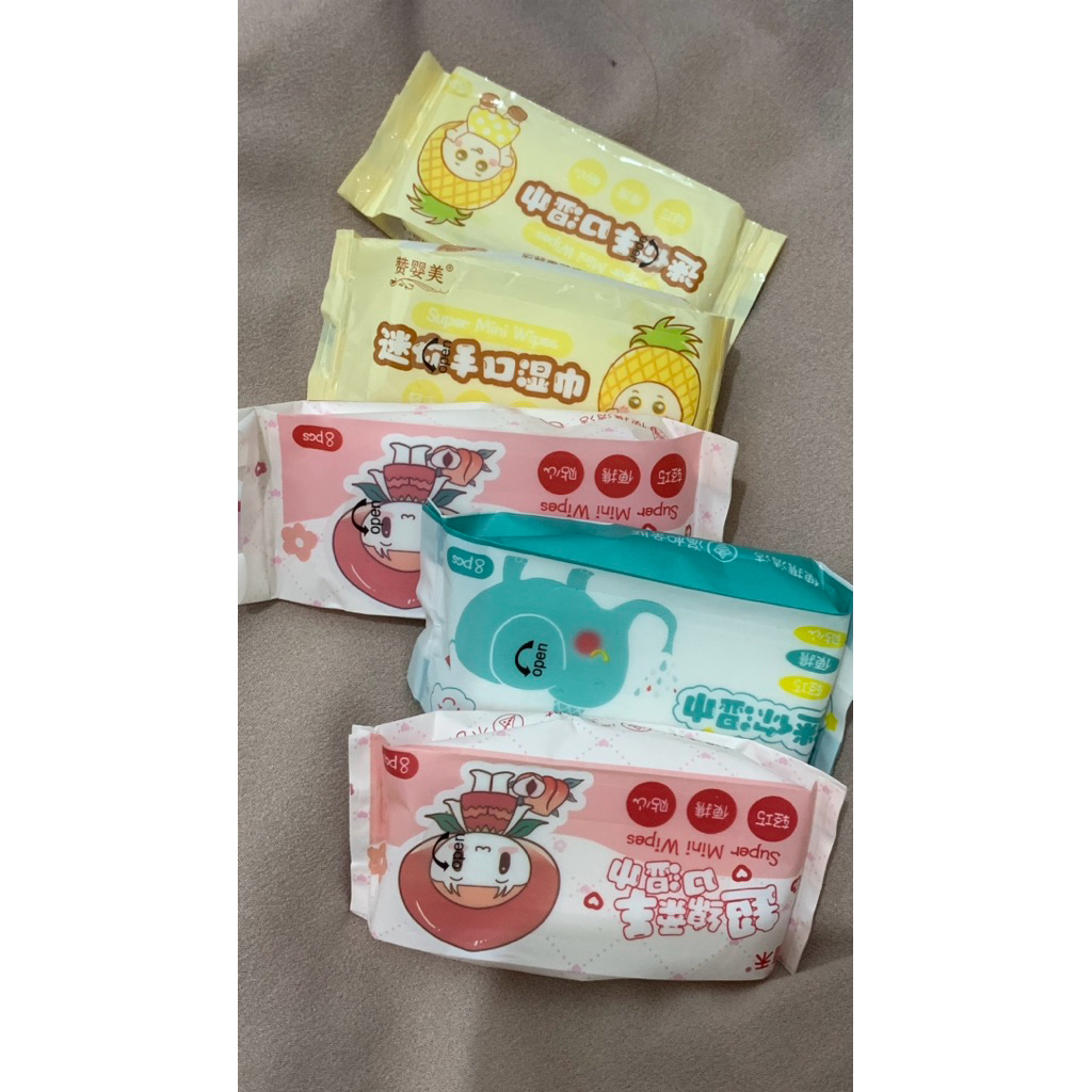 TISU BASAH MINI/TISU BASAH TRAVEL/TISU BASAH MURAH/TISU BASAH VIRAL
