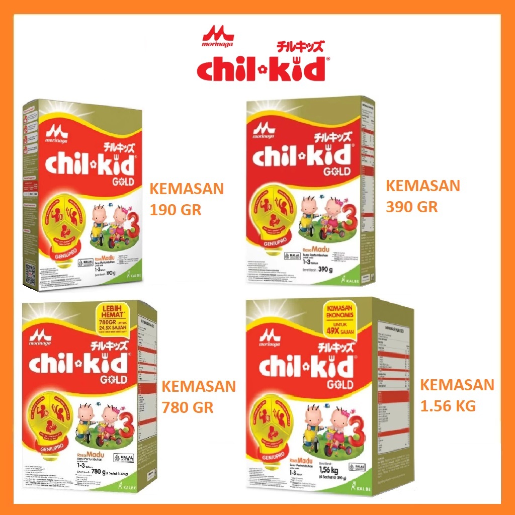 

Morinaga Chil Kid Gold 3 Rasa Madu 190 Gr / 390 Gr / 780 Gr / 1560 Gr