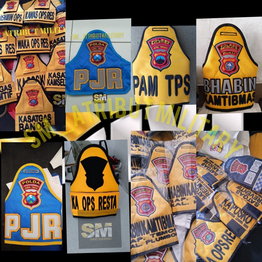 Ban lengan polisi Ban lengan bhabinkamtibmas Ban lengan polri Ban lengan Babinsa Murah